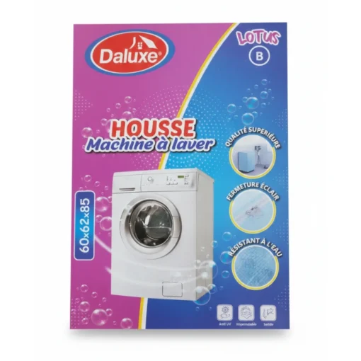 Housse Machine à Laver Daluxe Lotus B 60×62×85 cm | Protection Étanche