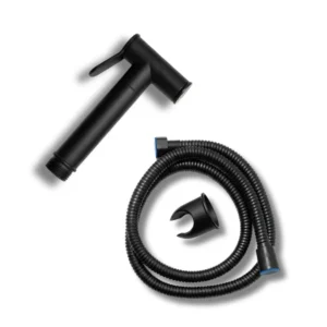 Kit Douchette WC Noir en Acier Inoxydable