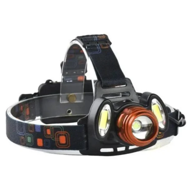 Lampe Frontale LED Sans Fil avec Zoom & 4 Modes d’Éclairage BEETRO