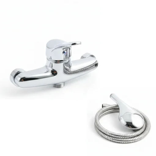 Mitigeur de Douche Mural avec Pommeau, Flexible