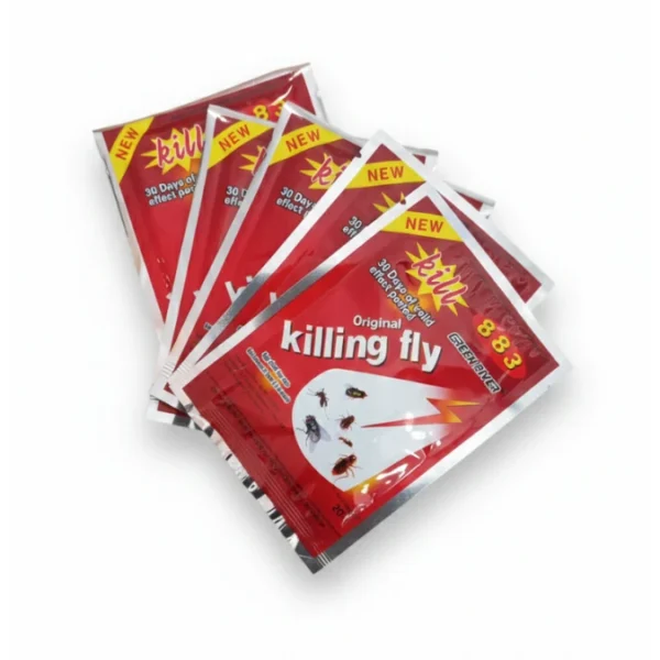 5 Poudre Insecticide Killing Fly Original – Élimine Mouches & Cafards